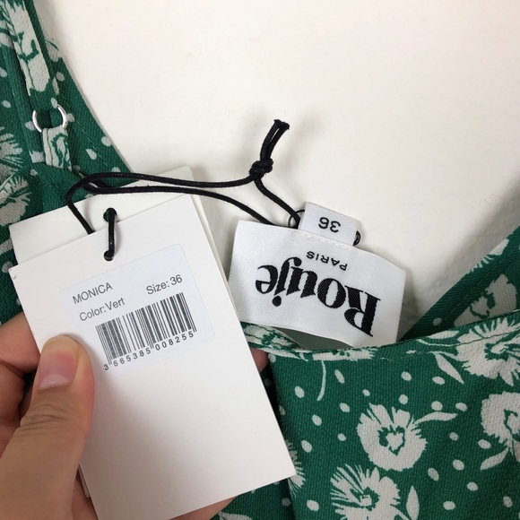 NWT Rouje Monica Dress in Vert - Picture 6 of 7
